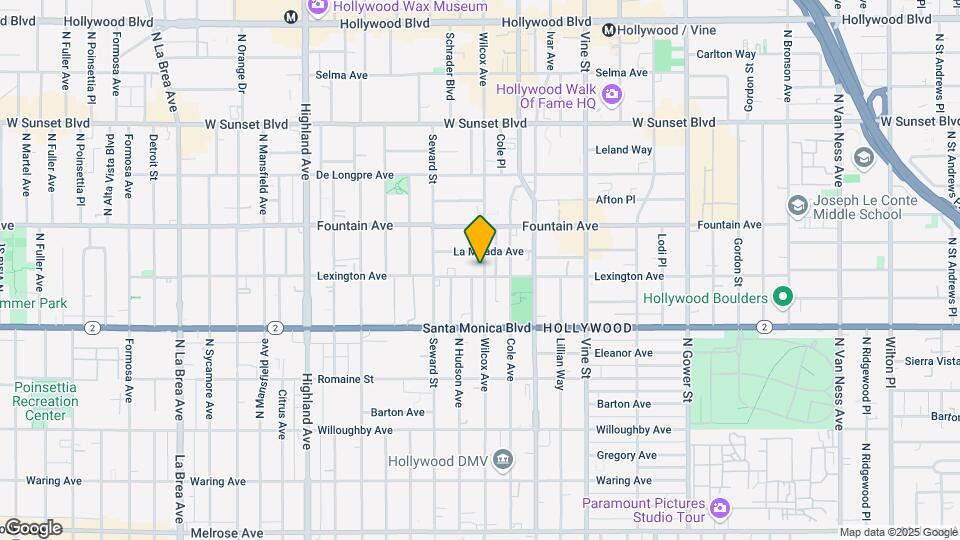 6467 Lexington Ave Map and Location Details