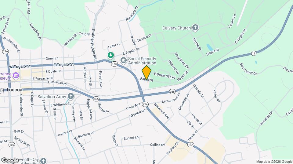 68 Hayes St Map and Location Details