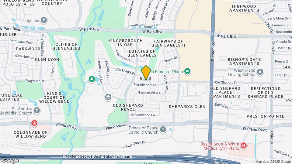 5209 Old Shepard Pl Map and Location Details