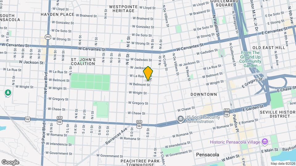 804 W Belmont St Map and Location Details