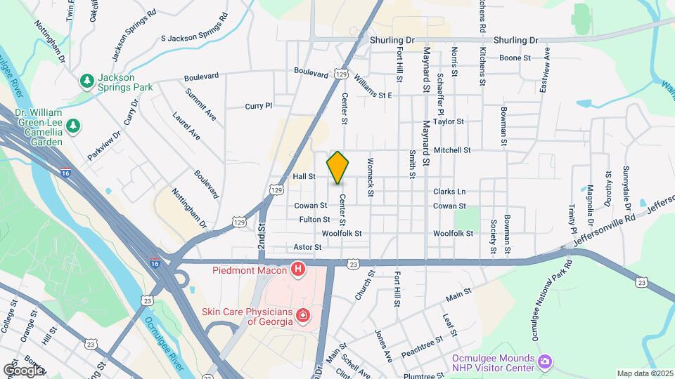 856 Center St Map and Location Details