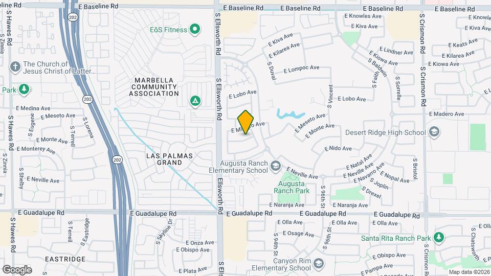 9304 E Monte Ave Map and Location Details