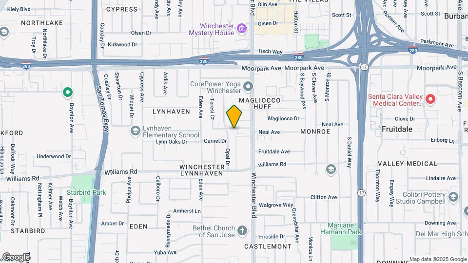 3172 Neal Ave Mapa y Detalles de la Ubicación