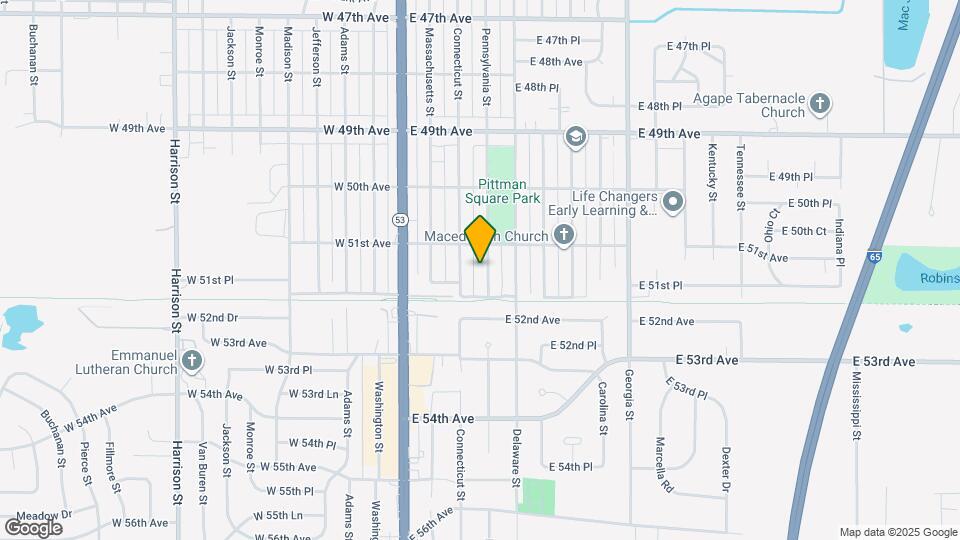 5142 Pennsylvania St Map and Location Details