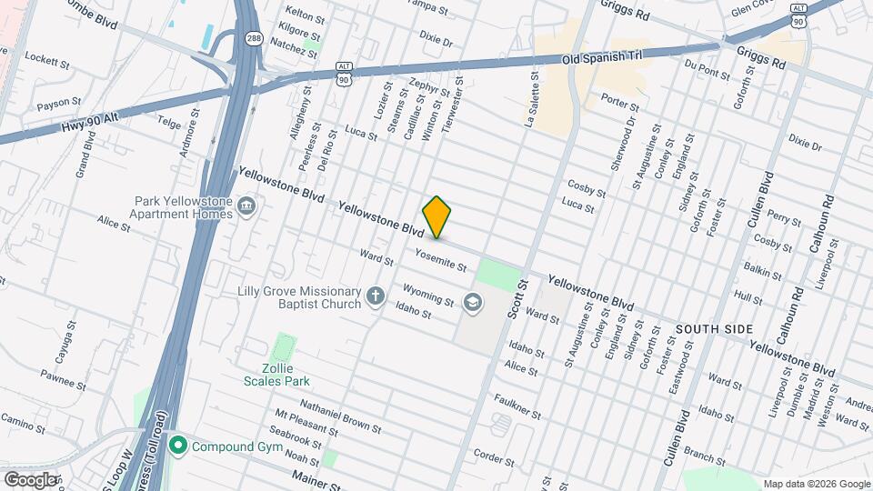 3626 Yellowstone Blvd Map and Location Details