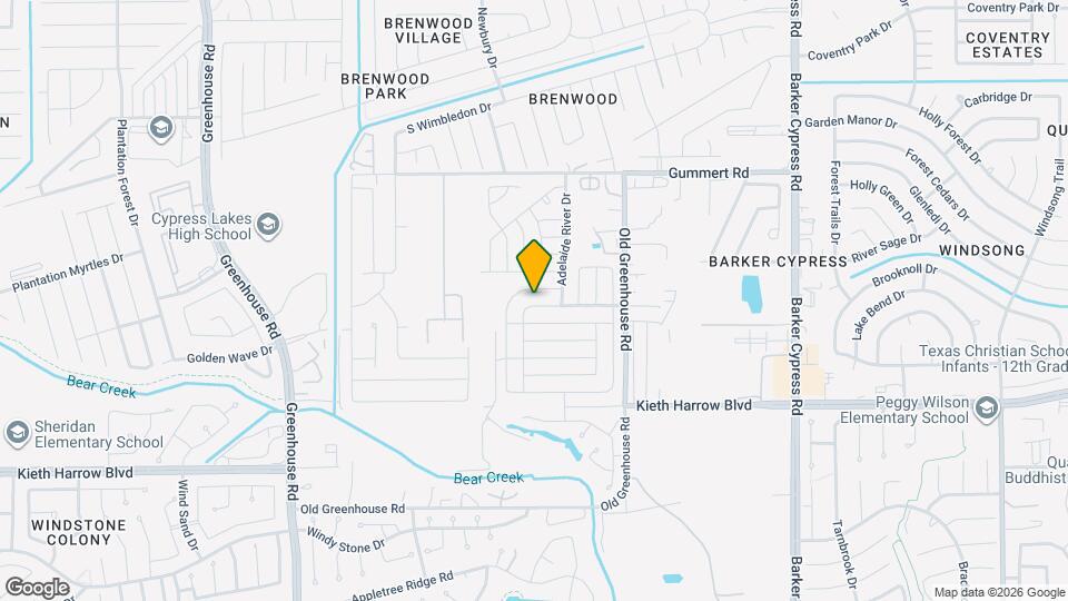 18634 Queesborough Creek Rd Map and Location Details