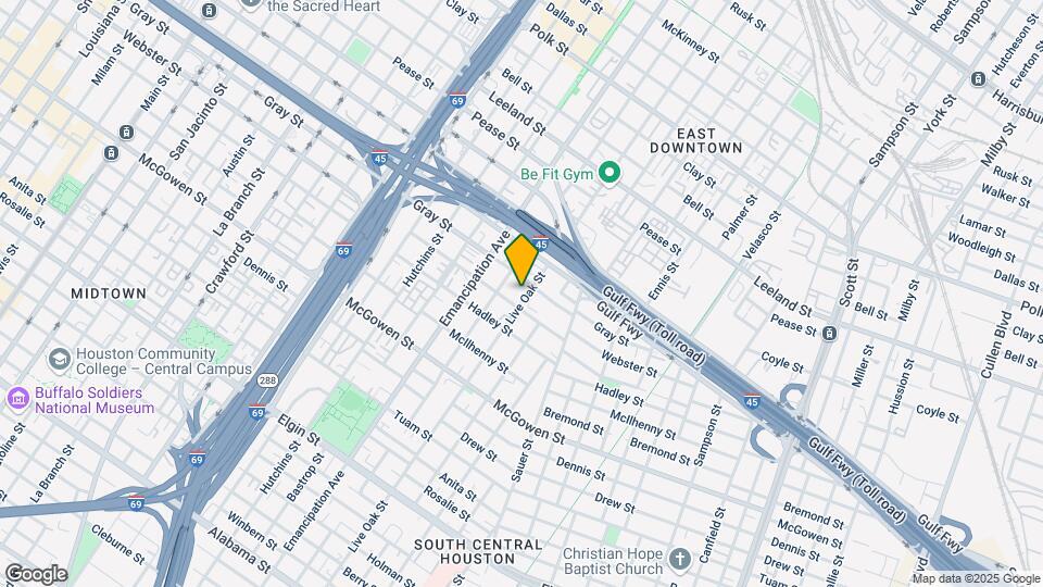 2116 Live Oak St Map and Location Details