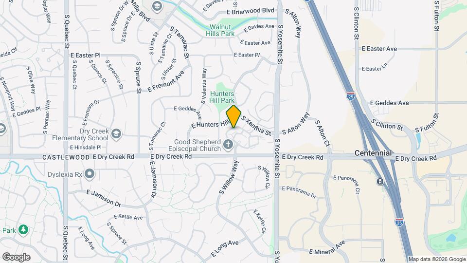 8651 E Dry Creek Rd Map and Location Details