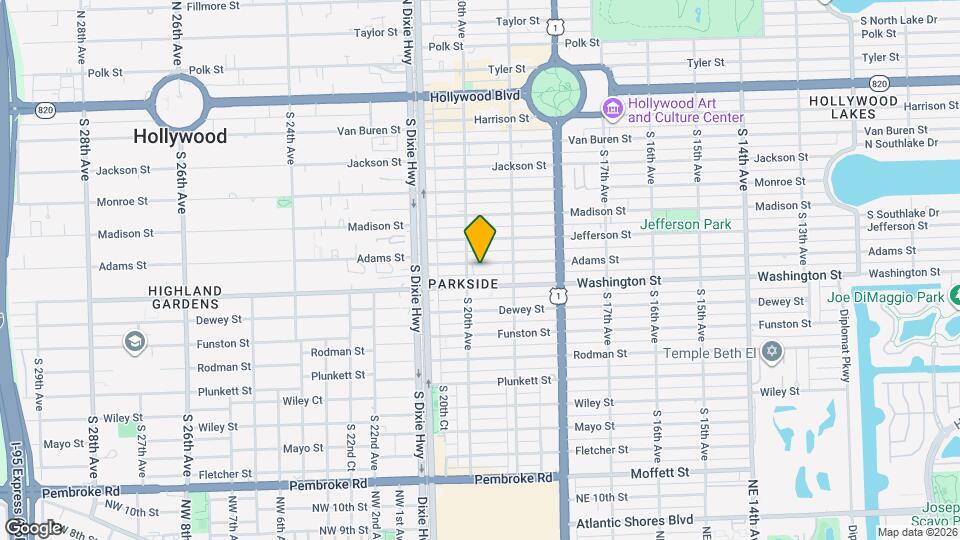 1942 Adams St Map and Location Details