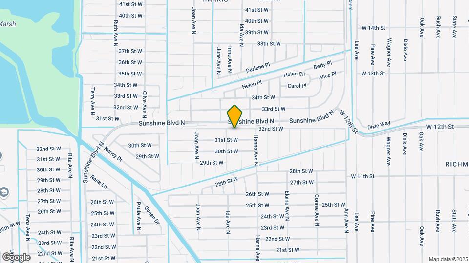 2815 32nd St W Map and Location Details