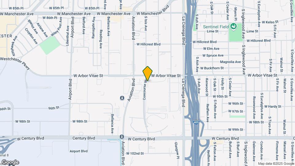 5433 W 93rd St Map and Location Details
