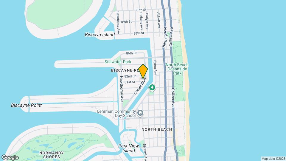 8110 Crespi Blvd Map and Location Details