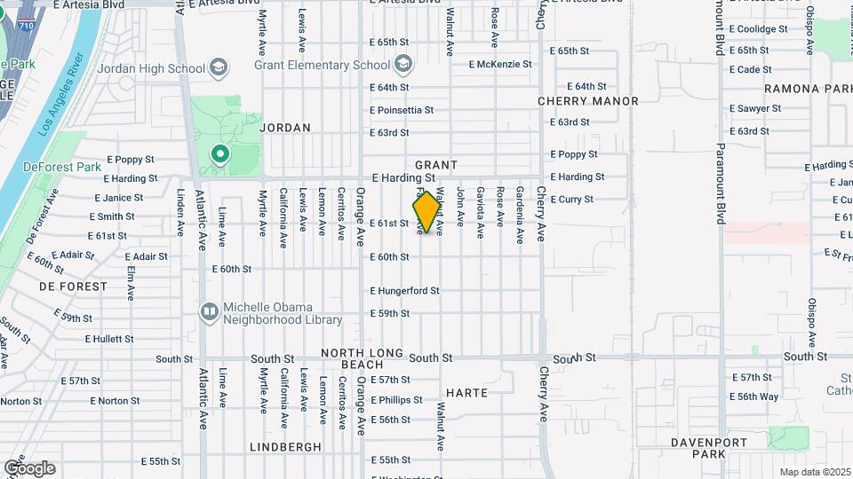 6040 Falcon Ave Map and Location Details