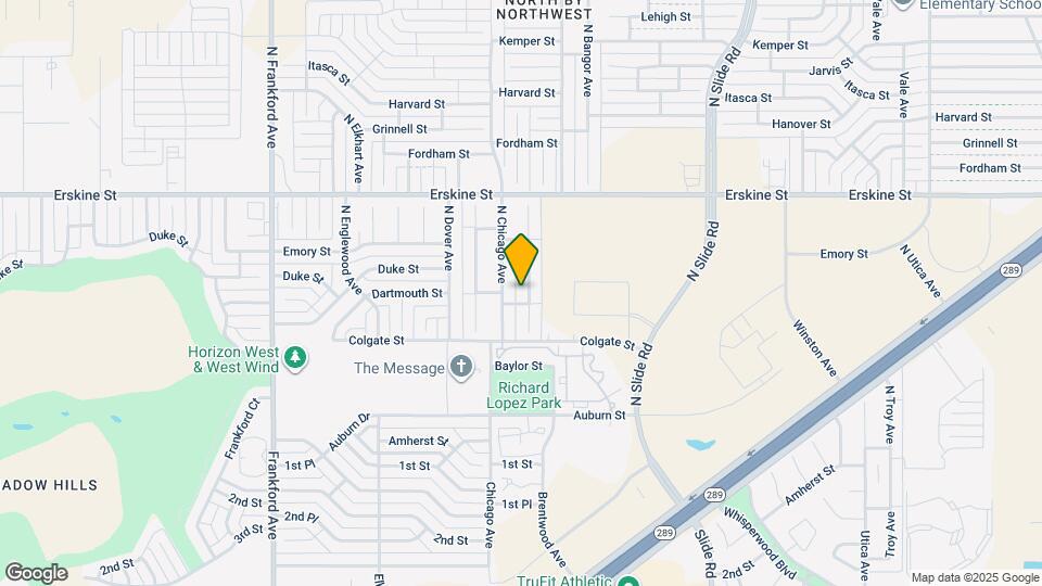 503 N Brentwood Ave Map and Location Details