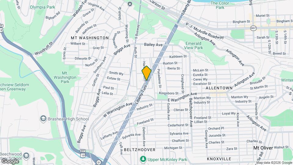 103 Harwood St Map and Location Details