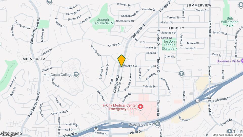 3163 Camarillo Ave Map and Location Details