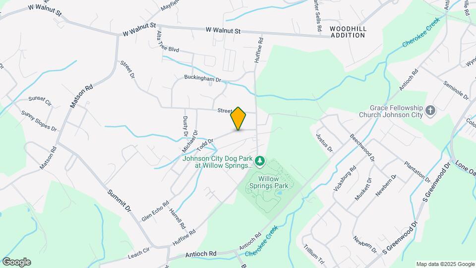 1721 Todd Dr-Unit -Todd Drive Duplex Map and Location Details