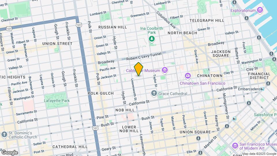1340 Washington St Mapa y Detalles de la Ubicación