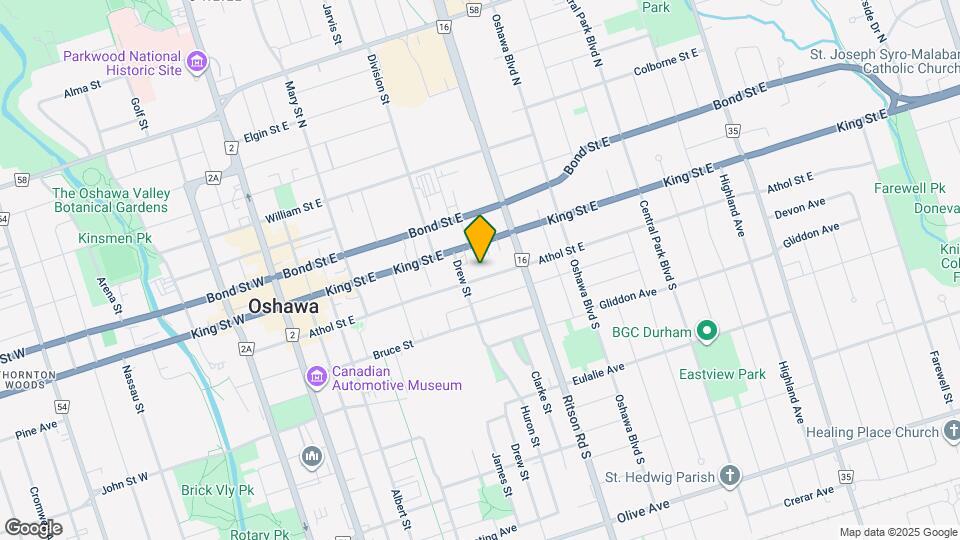 222 Athol St E Map and Location Details