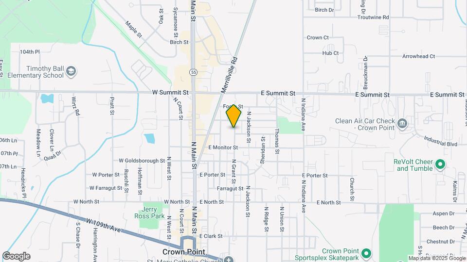 709 N Grant St Map and Location Details