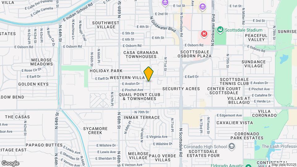 3040 N 70th St Map and Location Details