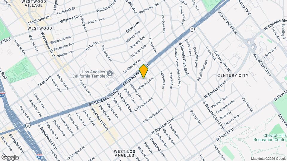 1831 Prosser Ave, Unit 203 Mapa y Detalles de la Ubicación