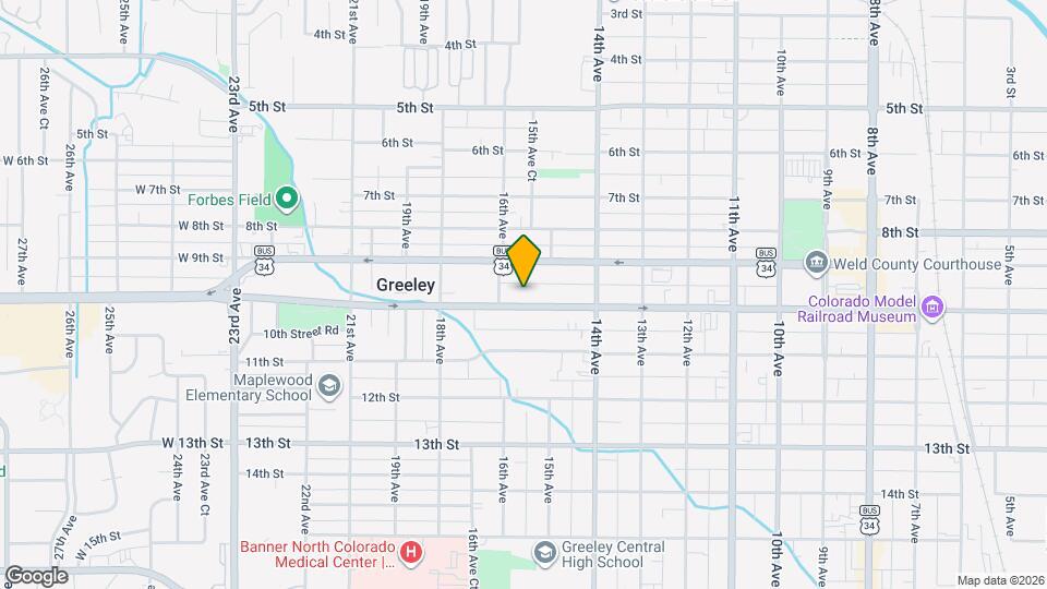 1461 10th St Map and Location Details