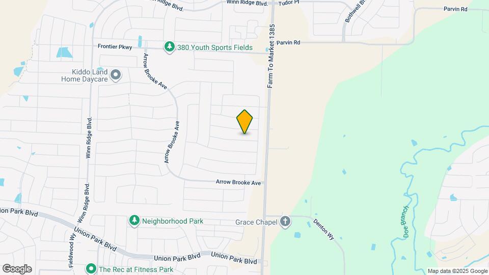 1905 Outpost Creek Ln Map and Location Details