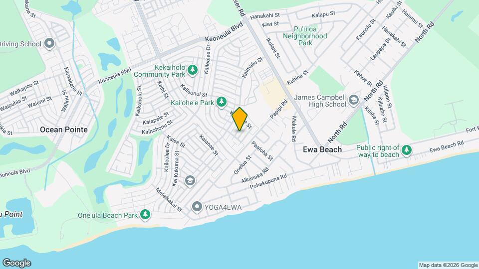 91-1025-1025 Kaikala St Map and Location Details