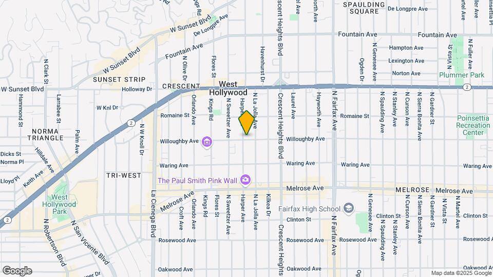902 N Harper Ave Map and Location Details