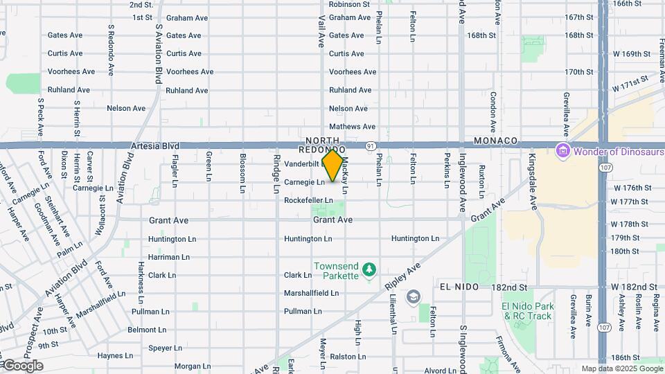 2314 Carnegie Ln Mapa y Detalles de la Ubicación