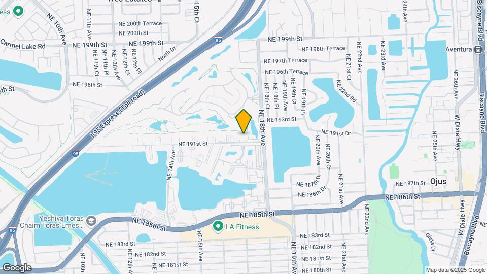 1701 NE 191st St Map and Location Details
