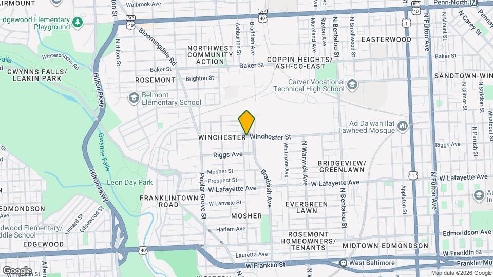 1143 Ashburton St Map and Location Details