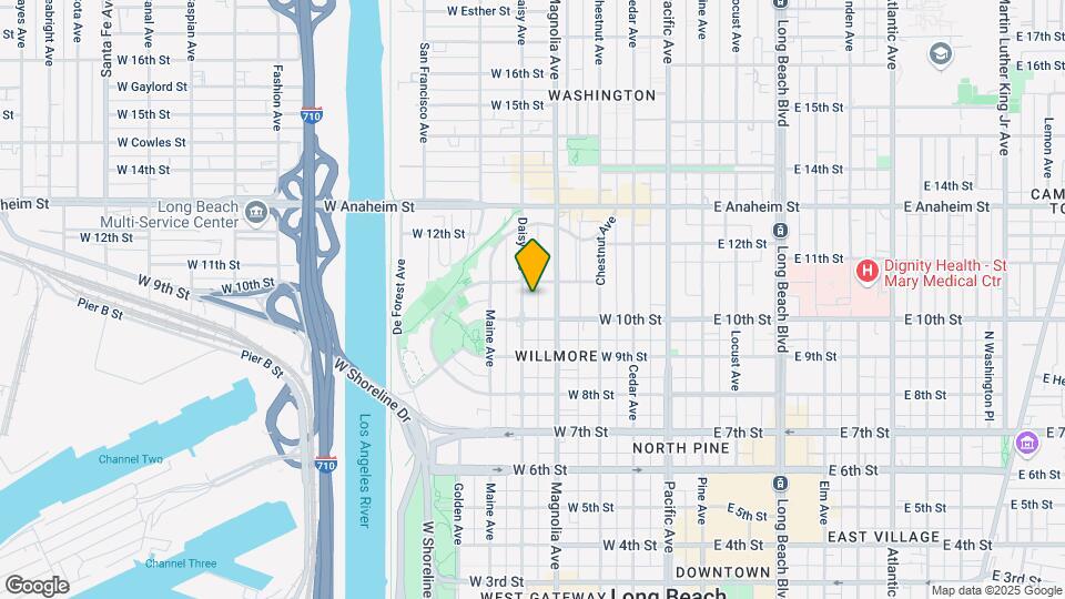 1030 Daisy Ave-Unit -1030A Map and Location Details