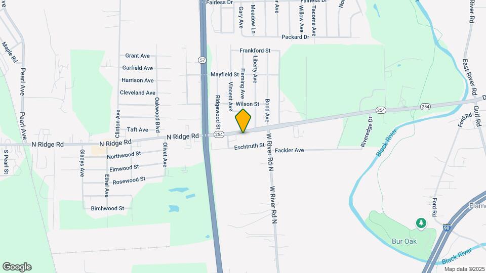 2330 N Ridge Rd Mapa y Detalles de la Ubicación
