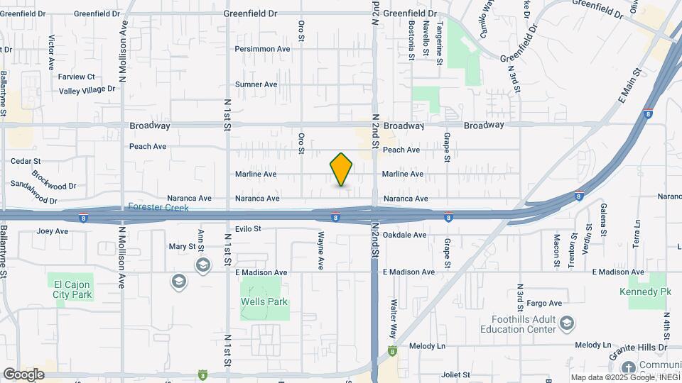 1270 Naranca Ave Map and Location Details