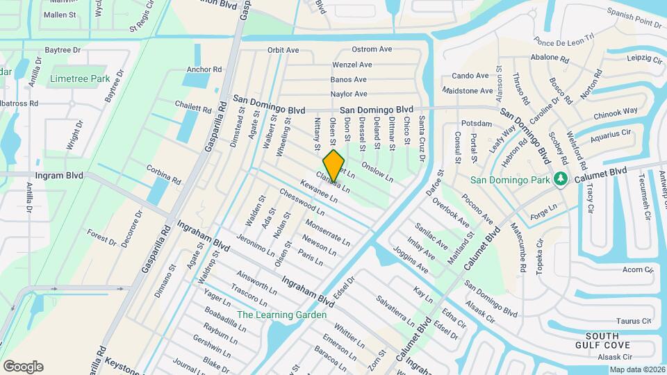 14097 Clarissa Ln Map and Location Details