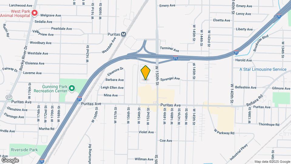 15202 Aldene Ave Mapa y Detalles de la Ubicación