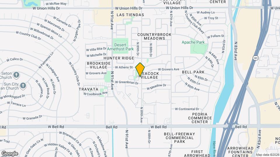 17727 N 89th Dr Mapa y Detalles de la Ubicación