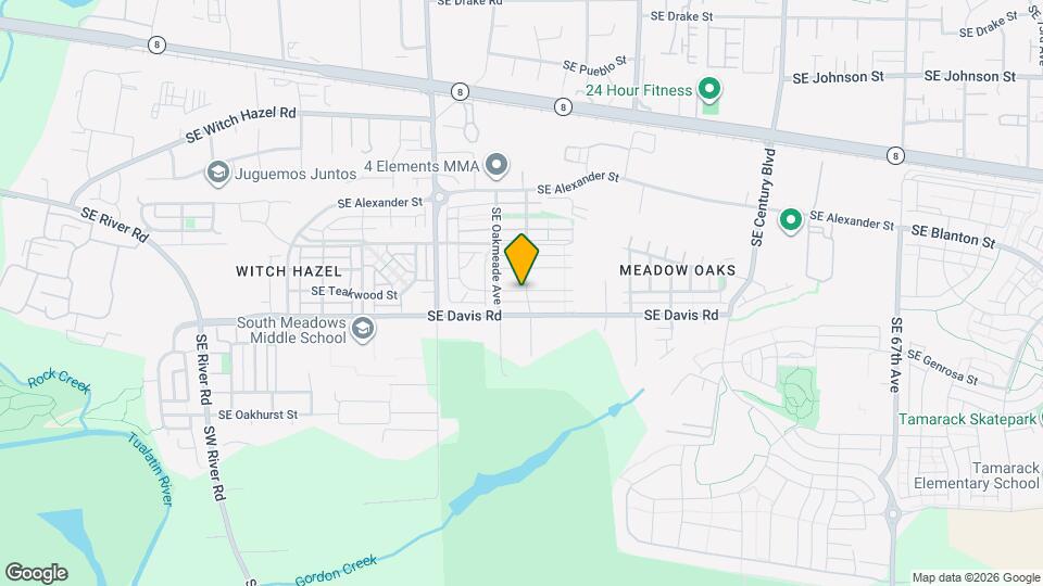 5242 SE Thornapple St Map and Location Details