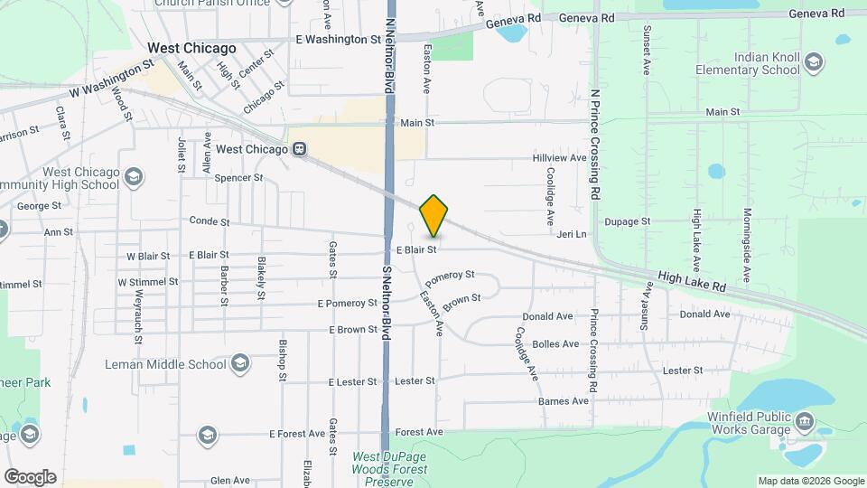 396 Ridgeland Ave Map and Location Details