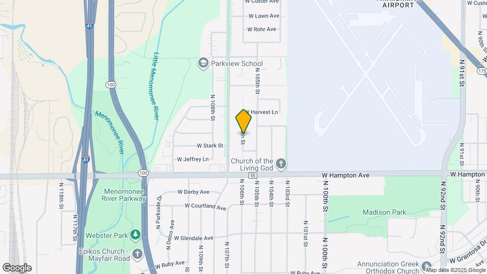 4908-4910-4910 N 106th St Map and Location Details