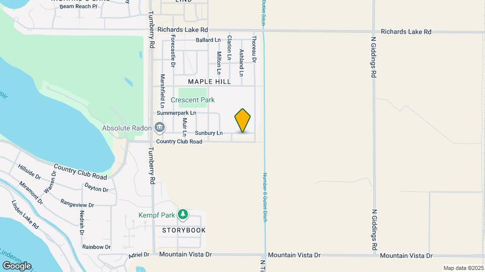 2527 Sunbury Ln Map and Location Details