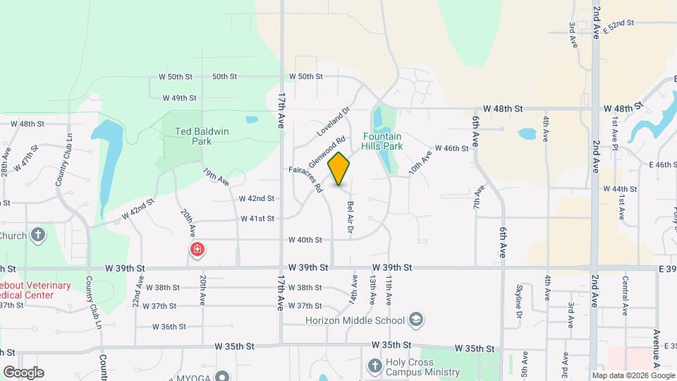 4208 Prairie Hills Rd Map and Location Details