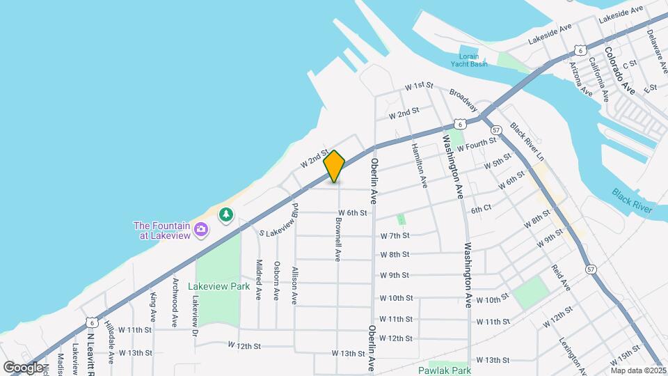 1304 W 5th St Map and Location Details