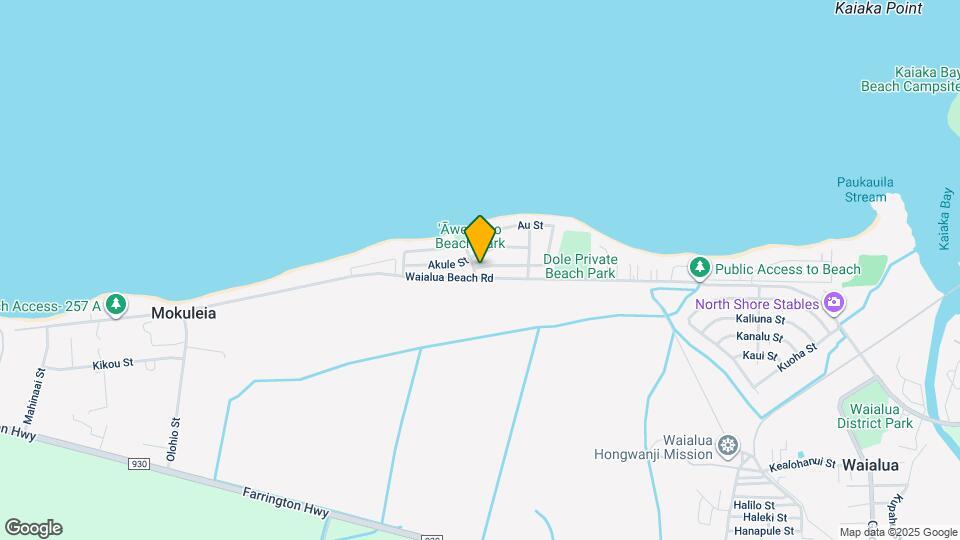 68-101 Waialua Beach Rd Map and Location Details