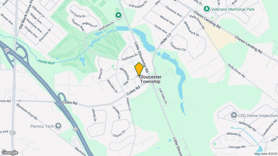 1108 Aberdeen Ln Map and Location Details