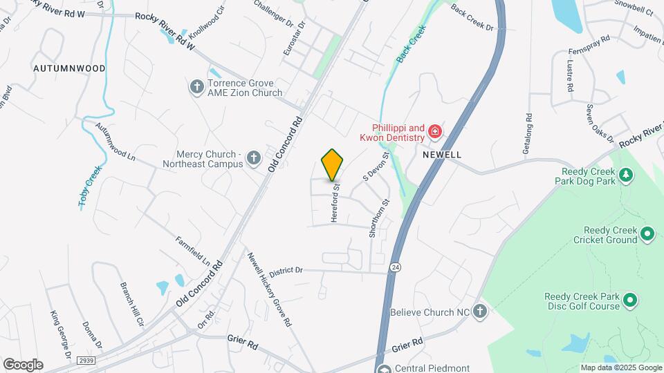 7911 Hereford St Map and Location Details