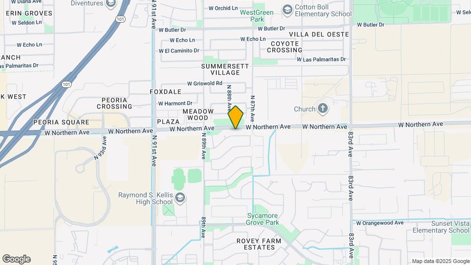 8774 W Lane Ave Map and Location Details