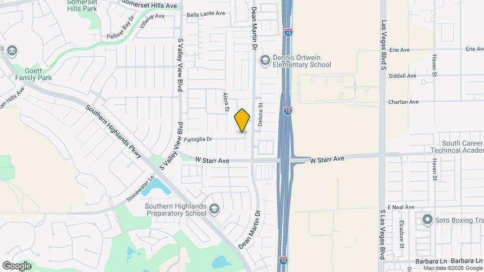 3328 Famiglia Dr Mapa y Detalles de la Ubicación